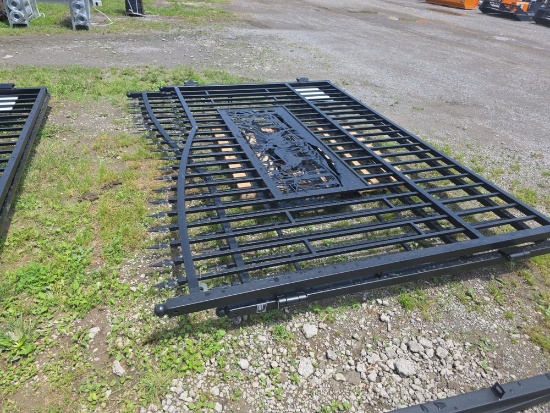 KJ 7FT(H)x 20FT(L) Metal Farm Driveway  Gate