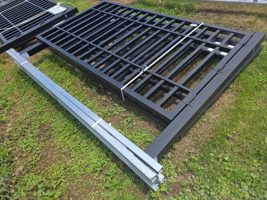 KJ 7FT(H)x 20FT(L) Metal Farm  Driveway Gate