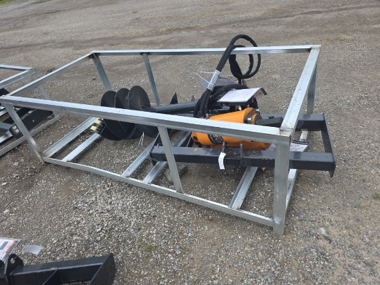 Wolverine Skid Loader Auger w/ 12" & 18" Bits