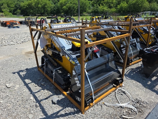 Infront YF380 Mini Skid Loader w/ 4 in 1 Bucket
