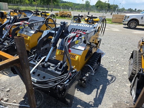 Infront YF380 Mini Skid Loader w/ 4 in 1 Bucket