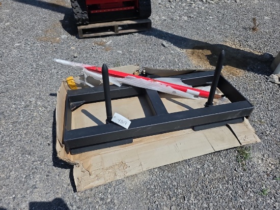Single Prong Skid Loader Bale Spear