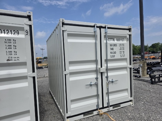 10' Portable Office / Storage Container w/ Man Door & Window