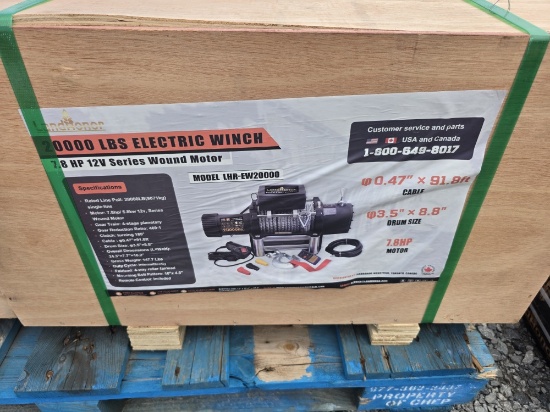 Landhonor 12v 12,000lb Electric Winch