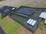 KJ 7FT(H)x 20FT(L) Metal Farm Driveway  Gate