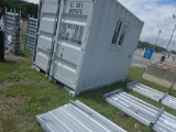 10' Portable Office / Storage Container w/ Man Door & Window