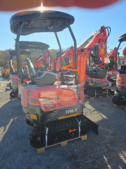 TPM TPM-16 Mini Excavator W/ Blade, Thumb & Pilot Controls