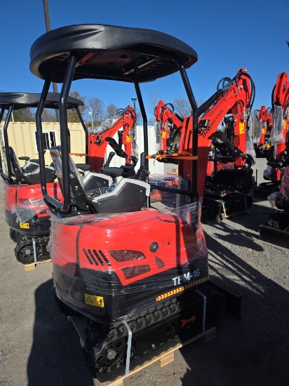 TPM TPM-16 Mini Excavator W/ Blade, Thumb & Pilot Controls