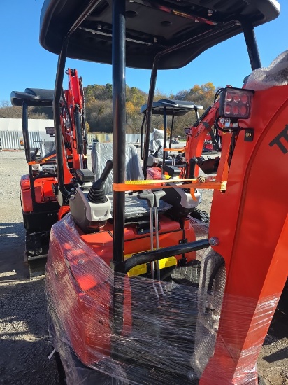TPM TPM-16 Mini Excavator W/ Blade, Thumb & Pilot Controls