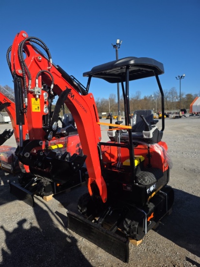 TPM TPM-16 Mini Excavator W/ Blade, Thumb & Pilot Controls