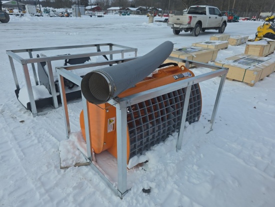 Landhonor Skid Loader Double Discharge Concrete Mixer