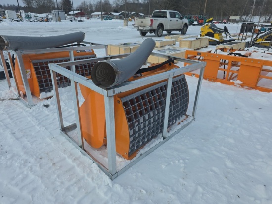 Landhonor Skid Loader Double Discharge Concrete Mixer