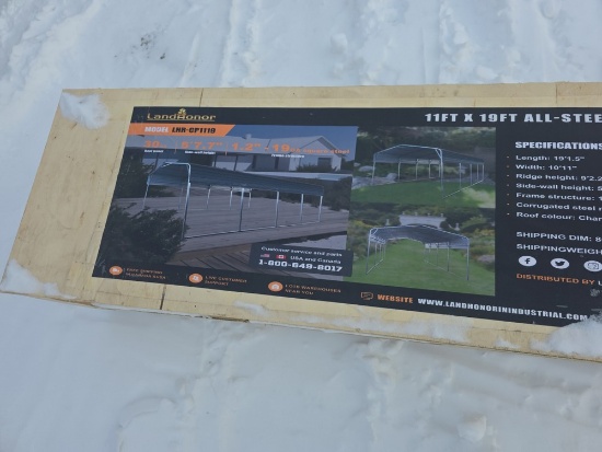Landhonor 11' x 19' Metal Carport