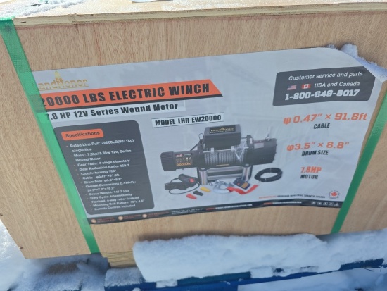 Landhonor 20,000lb Electric Winch
