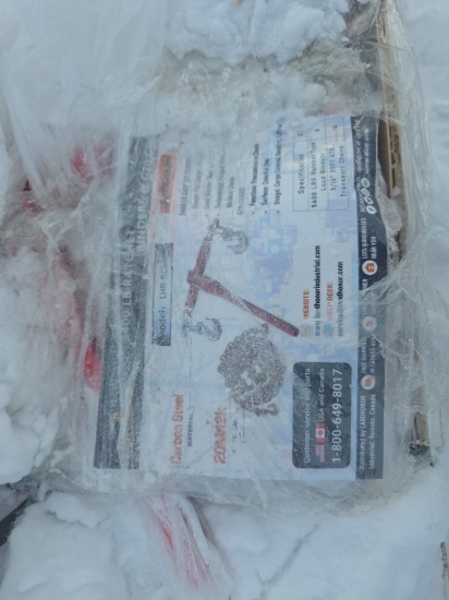 Landhonor 5400lb Ratchet Binder Set - 8 Binders & 16 Chains