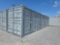 40' High Cube Container w/ 4 side doors