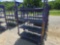 Heavy Duty Cart w/ 4 Shelves - Top Shelf is off Track