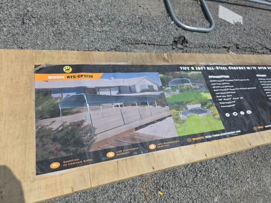 ATS All Steel 11' x 19' Carport
