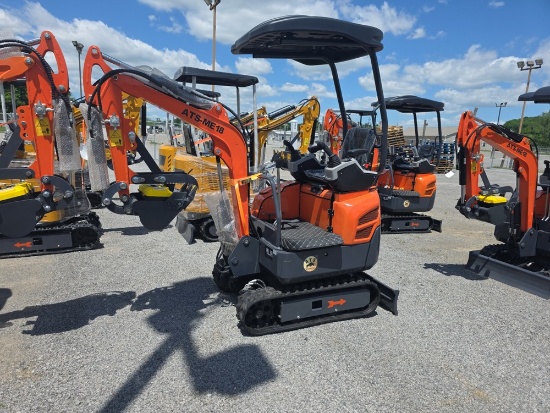 ATS XT18 Mini Excavator w/ Thumb & Pilot Controls