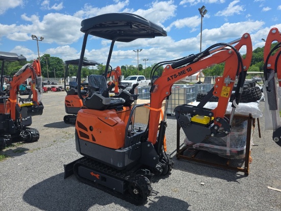 ATS XT18 Mini Excavator w/ Thumb & Pilot Controls