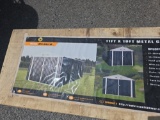 ATS All Steel 11' x 19' Metal Garage with Double Doors