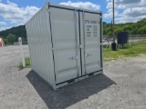 10' Portable Office / Storage Container w/ Man Door & Window