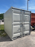 10' Portable Office / Storage Container w/ Man Door & Window