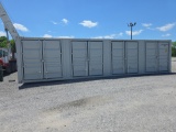 40' High Cube Container w/ 4 side doors