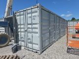 40' High Cube Container w/ 4 side doors