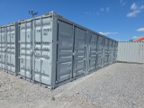 40' High Cube Container w/ 4 side doors