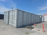 40' High Cube Container w/ 4 side doors