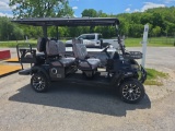 Future 6 Seat 60v Battery Golf Cart - Black