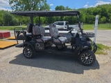 Future 6 Seat 60v Battery Golf Cart - Black