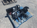 SDLanch Mini Skid Loader Auger w/ 2 Bits