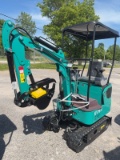 CFG KV16R Mini Excavator w/ Thumb, Pilot Controls & Blade