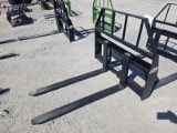 Kivel Skid Steer Pallet Forks - 3500lbs