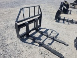 Kivel Skid Steer Pallet Forks - 3500lbs