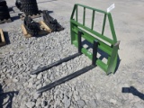 Kivel  Pallet Forks - 2000lbs - John Deere Quick Attach