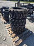 4 New 10-16.5 Skid Steer Tires