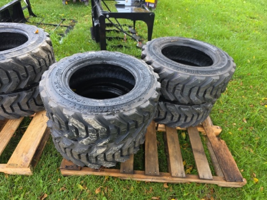 4 New 10-16.5 Skid Steer Tires