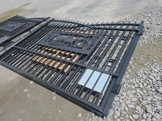 KJ 14' Bi-Parting Driveway Gates