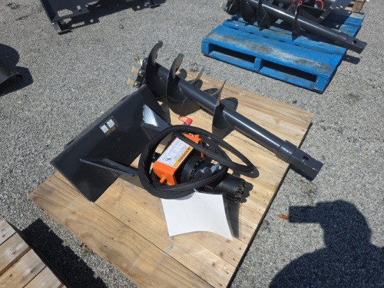 Wolverine Mini Skid Loader Auger w/ 12" Bit