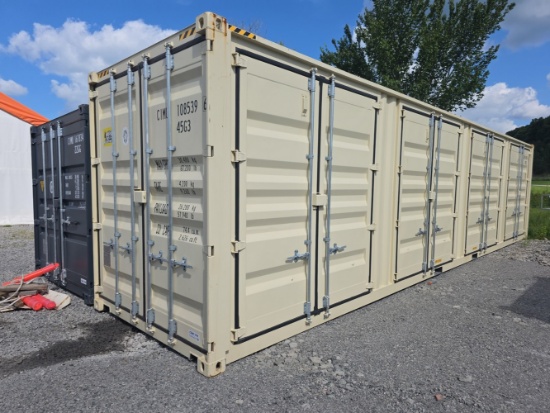 40' High Cube Container w/ 4 side doors