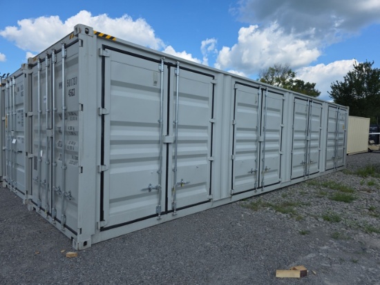 40' High Cube Container w/ 4 side doors