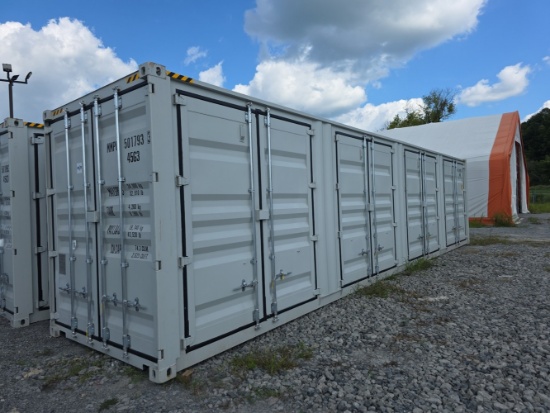 40' High Cube Container w/ 4 side doors