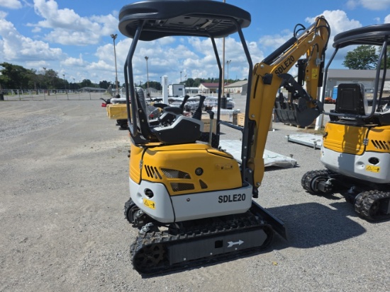 SDLanch SDLE20 Diesel Mini Excavator w/ Thumb & Pilot Controls
