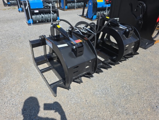 Raytree RMBG72 Skid Loader 72" Brush Grapple