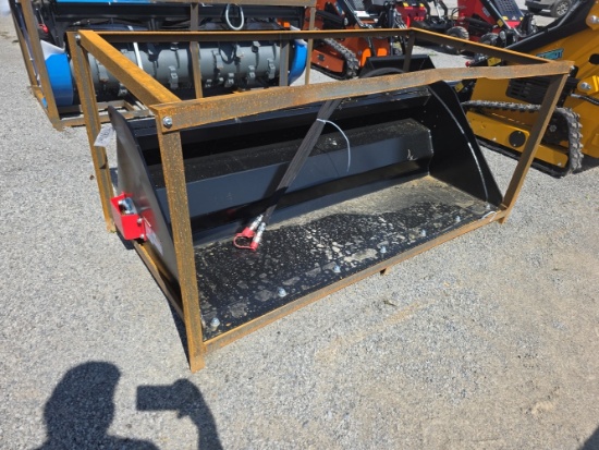 Raytree RMRB72 72" Skid Loader Power Rake Bucket