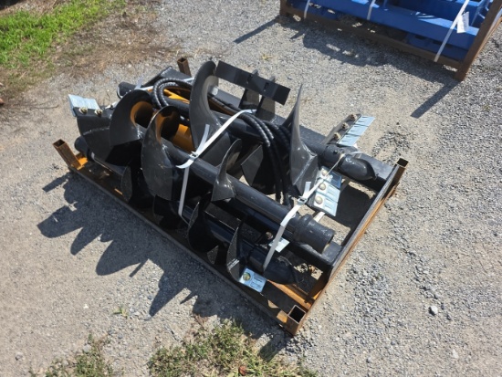 Future Skid Loader Auger w/ 8", 12" & 16" Bits