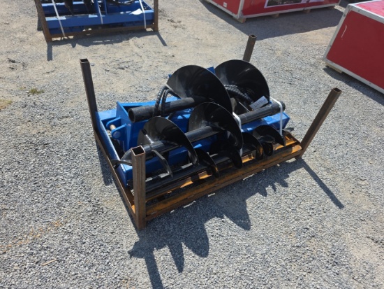 Future Skid Loader Auger w/ 8", 12" & 16" Bits